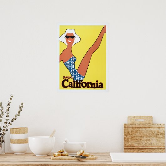 Südkalifornien Vintage Poster (Küche)