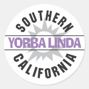 Südkalifornien - Yorba Linda Runder Aufkleber
