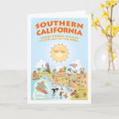 Südkalifornische Karte (Gelbe Blume)