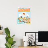 Südkalifornische Städte 16x20 Poster (Heimbüro)