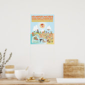 Südkalifornische Städte 16x20 Poster (Küche)