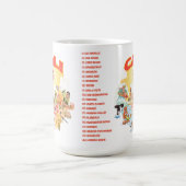 Südkalifornischer Cartoon Kaffeetasse (Mittel)