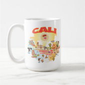 Südkalifornischer Cartoon Kaffeetasse (Links)