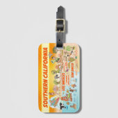 Südkalifornischer Gepäcktag Gepäckanhänger (Vorderseite Vertikal)