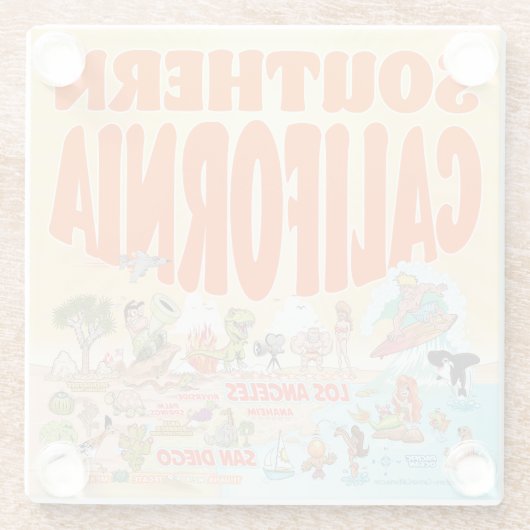 Südkalifornischer Untersetzer (Rückseite)