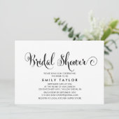 Südkalligrafie | BRAUTPARTY Einladung (Stehend Vorderseite)