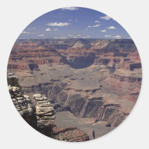 Südkante des Grand Canyon in Arizona Runder Aufkleber