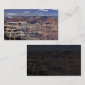 Südkante des Grand Canyon in Arizona Visitenkarte (Vorne/Hinten)