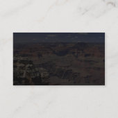 Südkante des Grand Canyon in Arizona Visitenkarte (Rückseite)