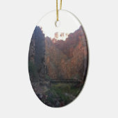 Südkante-Grand- CanyonNationalpark-Phantom-Ranch Keramik Ornament (Links)