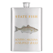Südkarolina-Gebiet Fisch Rockfish Flachmann (Vorderseite)