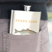 Südkarolina-Gebiet Fisch Rockfish Flachmann (Beispiel)