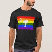 SÜDKAROLINA LGBT RAINBOW PRIDE FLAG T-Shirt (Vorderseite)