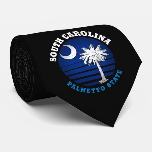 SÜDKAROLINA PALMETTO STAAT FLAG KRAWATTE (Gerollt)