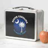 SÜDKAROLINA PALMETTO STAAT FLAG METALL BROTDOSE (Beispiel)