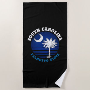 SÜDKAROLINA PALMETTO STAAT FLAG STRANDTUCH