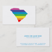 Südkarolina-Regenbogen Visitenkarte (Vorne/Hinten)