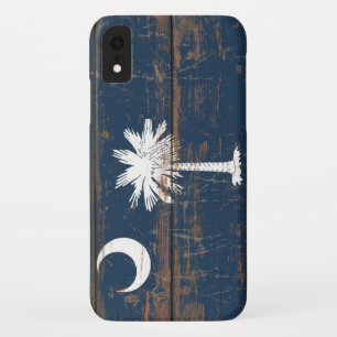 Südkarolina-Staatsflagge aus Holz Case-Mate iPhone Hülle