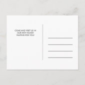 SÜDKAROLINA Wir haben neue Adresse Neue Zuhause P Postkarte (Rückseite)