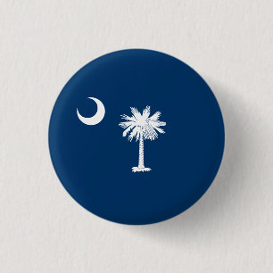 Südkarolinische Flagge, Flagge von South Carolina Button
