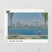 Südkorea als Postkarte (Vorne/Hinten)