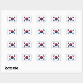 Südkorea-Aufkleber Runder Aufkleber (Blatt)