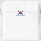 Südkorea-Aufkleber Runder Aufkleber (Tasche)