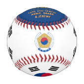 Südkorea Bester Vater, patriotisch, koreanische Fl Baseball (Vorderseite)
