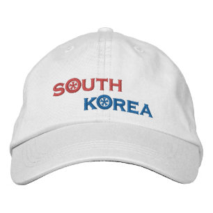 Südkorea bestickte Baseballmütze Baseballkappe
