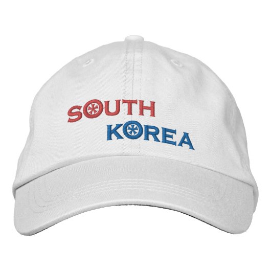 Südkorea bestickte Baseballmütze Baseballkappe (Vorderseite)