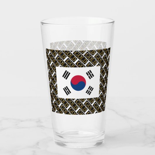 SÜDKOREA BIER GLAS (Rückseite)