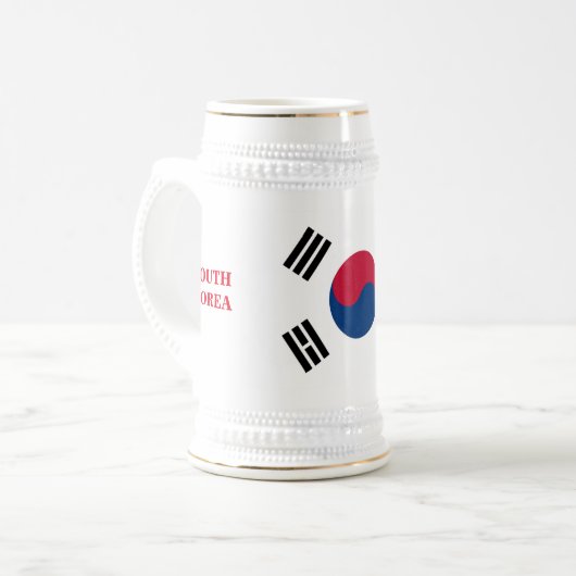 SÜDKOREA BIERGLAS (Vorderseite Links)