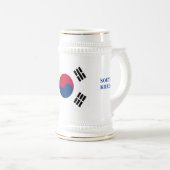 SÜDKOREA BIERGLAS (VorderseiteRechts)