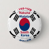 Südkorea Button (Vorderseite)