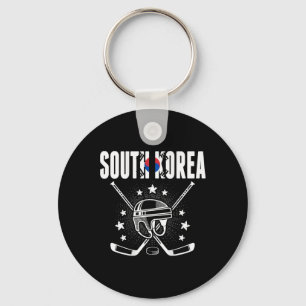 Südkorea Eishockeyfans Jersey Koreanische Flagge P Schlüsselanhänger