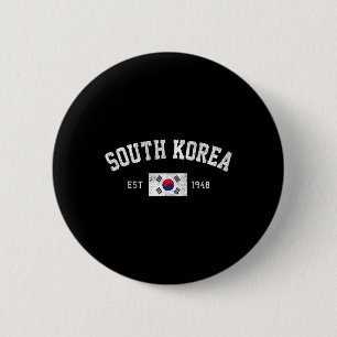 Südkorea Est. 1948 Südkoreanische Flagge Unabhängi Button