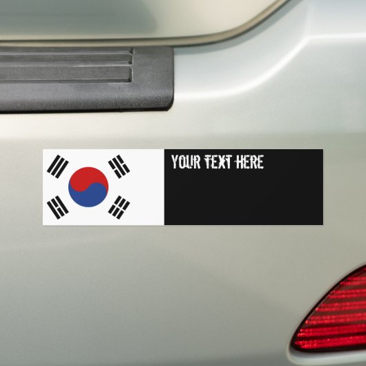 Südkorea-Flagge Autoaufkleber (Auf Auto)