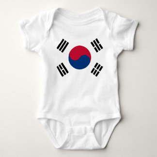 Südkorea-Flagge Baby Strampler