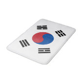 Südkorea-Flagge Badematte (Schrägansicht)
