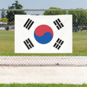 Südkorea-Flagge Banner (Insitu)