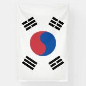 Südkorea-Flagge Banner (Vertikal)