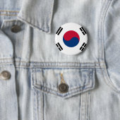 Südkorea-Flagge Button (Beispiel)
