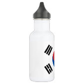 Südkorea-Flagge Edelstahlflasche (Links)