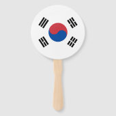 Südkorea-Flagge Fächer (Rückseite)