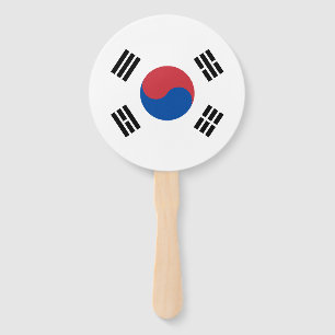 Südkorea-Flagge Fächer