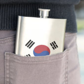 Südkorea-Flagge Flachmann (Beispiel)