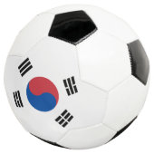 Südkorea-Flagge Fußball (Dreiviertel)