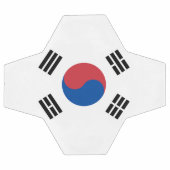 Südkorea-Flagge Fußball (Flach)