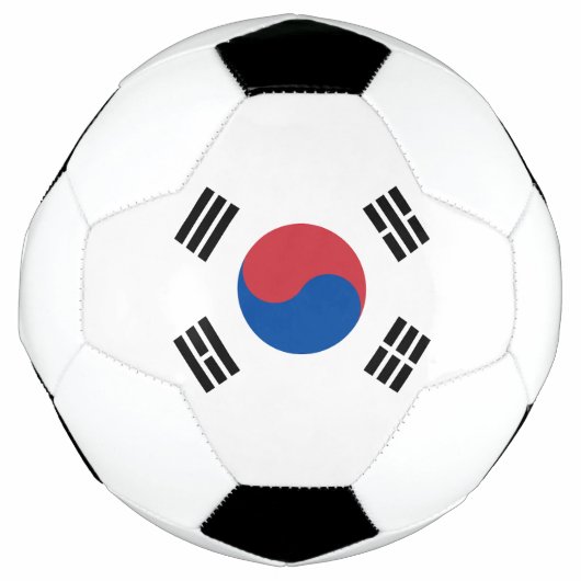 Südkorea-Flagge Fußball (Vorderseite)