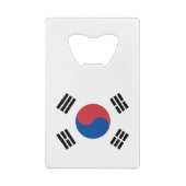 Südkorea-Flagge Geldbeutel Flaschenöffner (Rückseite)